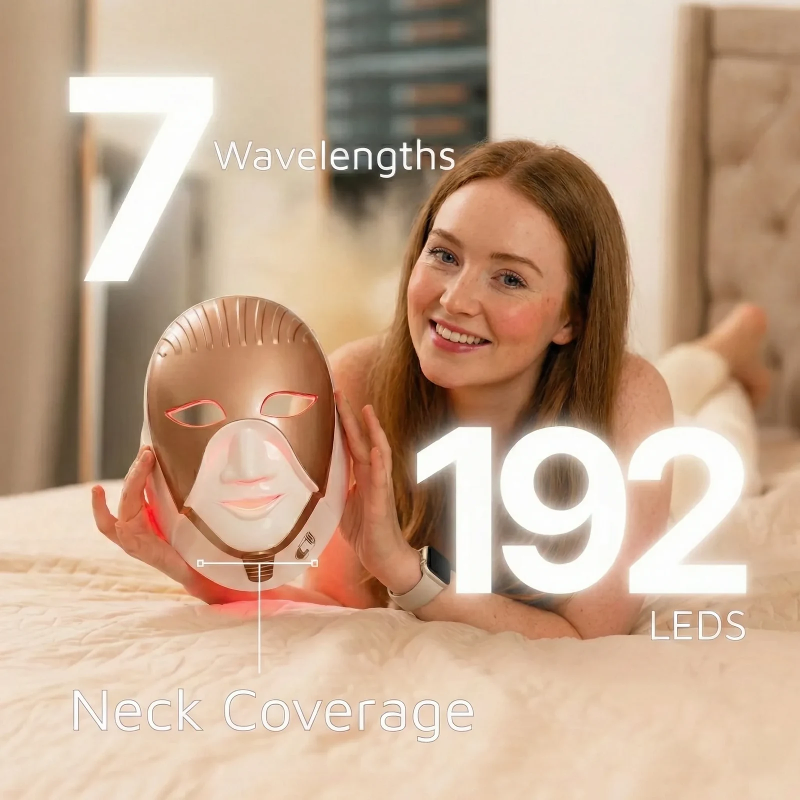Flexible Silicone LED Face Mask
