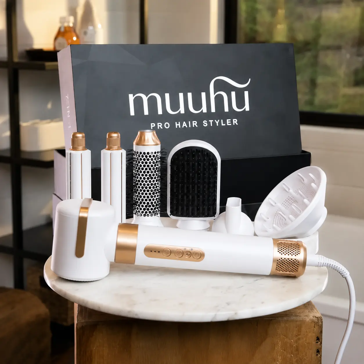 Muuhu 7-in-1 High-Speed Hair Dryer