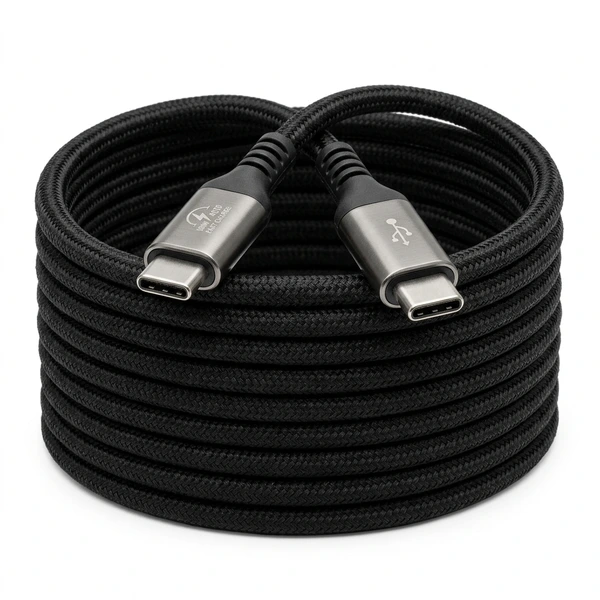 Muuhu HearClear Pro Heavy-Duty Braided USB-C Fast-Charging Cable (£12 Value)